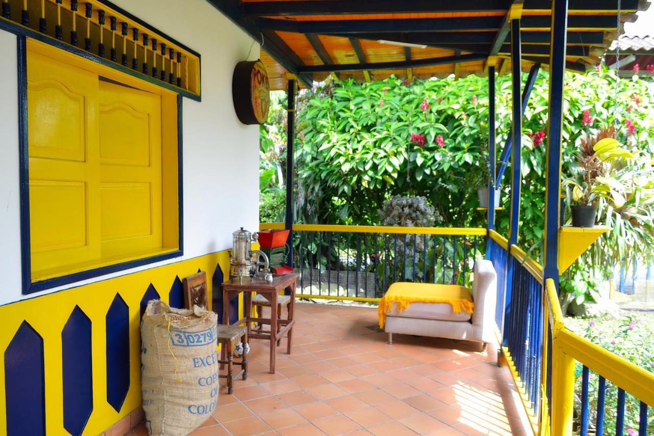 Casa Finca Villa Luz A 800 Mts Del Parque Del Cafe Montenegro Exterior photo